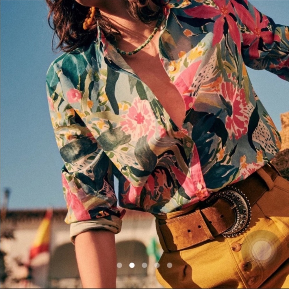 Sezane Pierro Salvadore Print Like New Condition